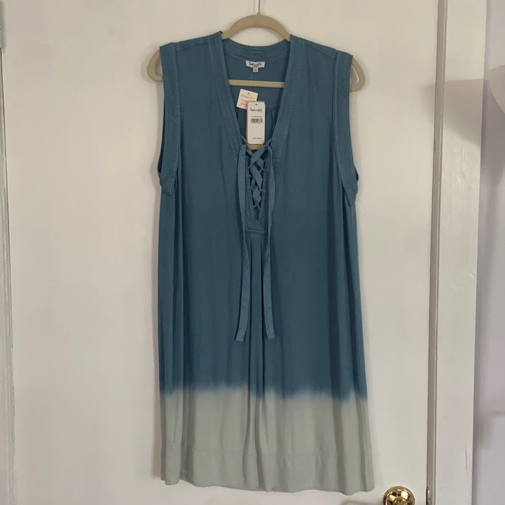 NWT!!  Splendid blue ombré denim/blue dress